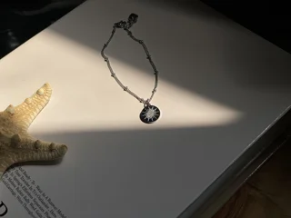 دستبند با اويز تك نگين زيركنيا